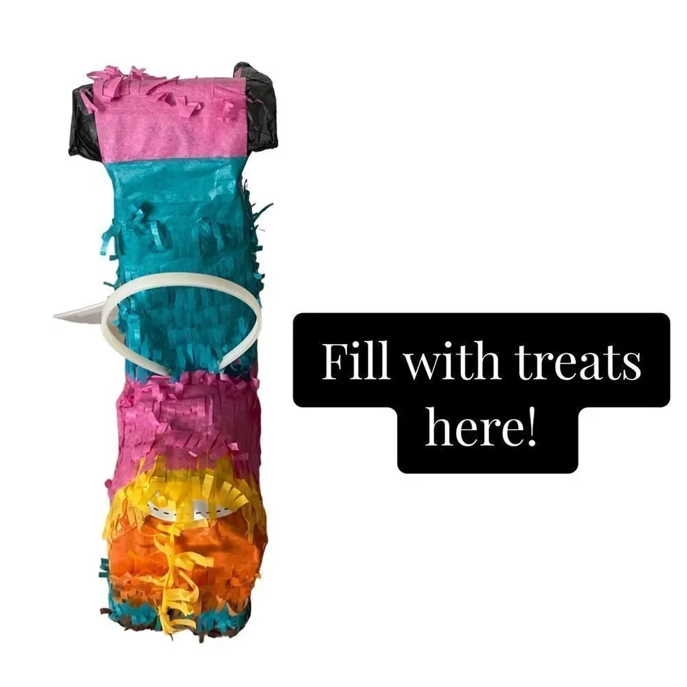 Colorful Mini Piñata Multicolor Paper Mache Novelty Cinco de Mayo Party Favor - Picture 5 of 5